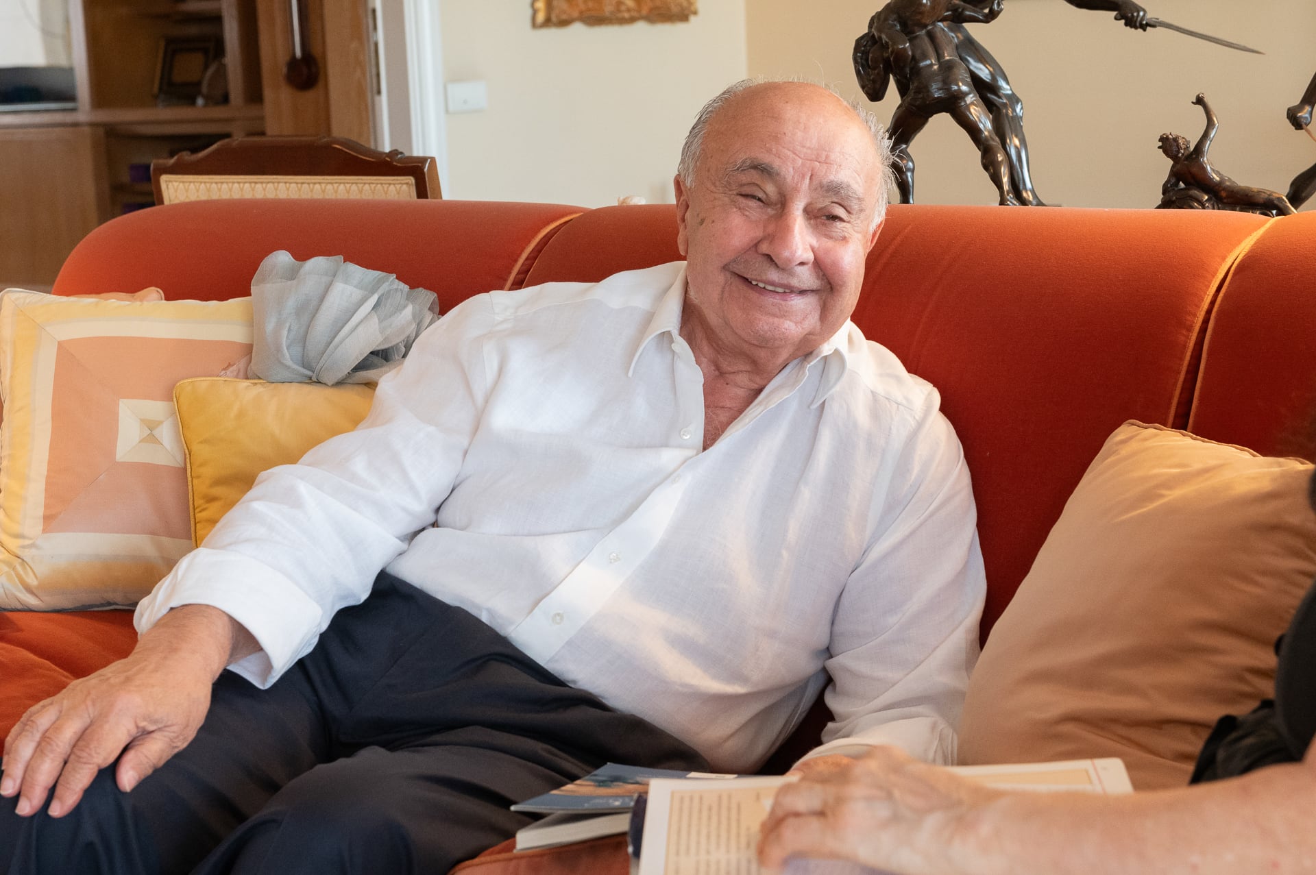 A sus casi 94 años, Luis de la Fuente sigue activo