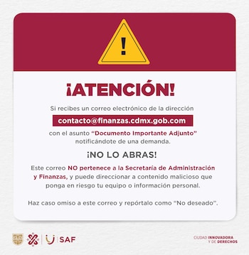 La Secretaría de Finanzas de