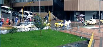 Se recupera la movilidad en el centro de Bogotá tras protestas - crédito @BogotaTransito/X