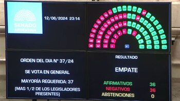 En el Senado la votación