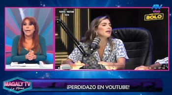 Magaly Medina arremete contra Mario Hart por culparla de la polémica con Korina Rivadeneira. Captura: Magaly TV La Firme.