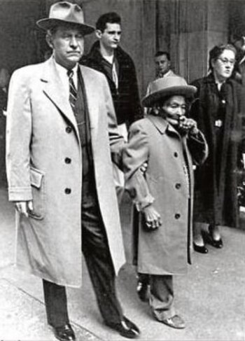 Javier Pereira y su mánager,