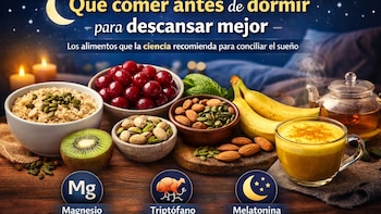 Qué comer antes de dormir