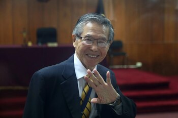 El expresidente peruano Alberto Fujimori