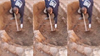 Descubren las cisternas de unas viviendas púnicas mientras excavaban un solar en Cartagena