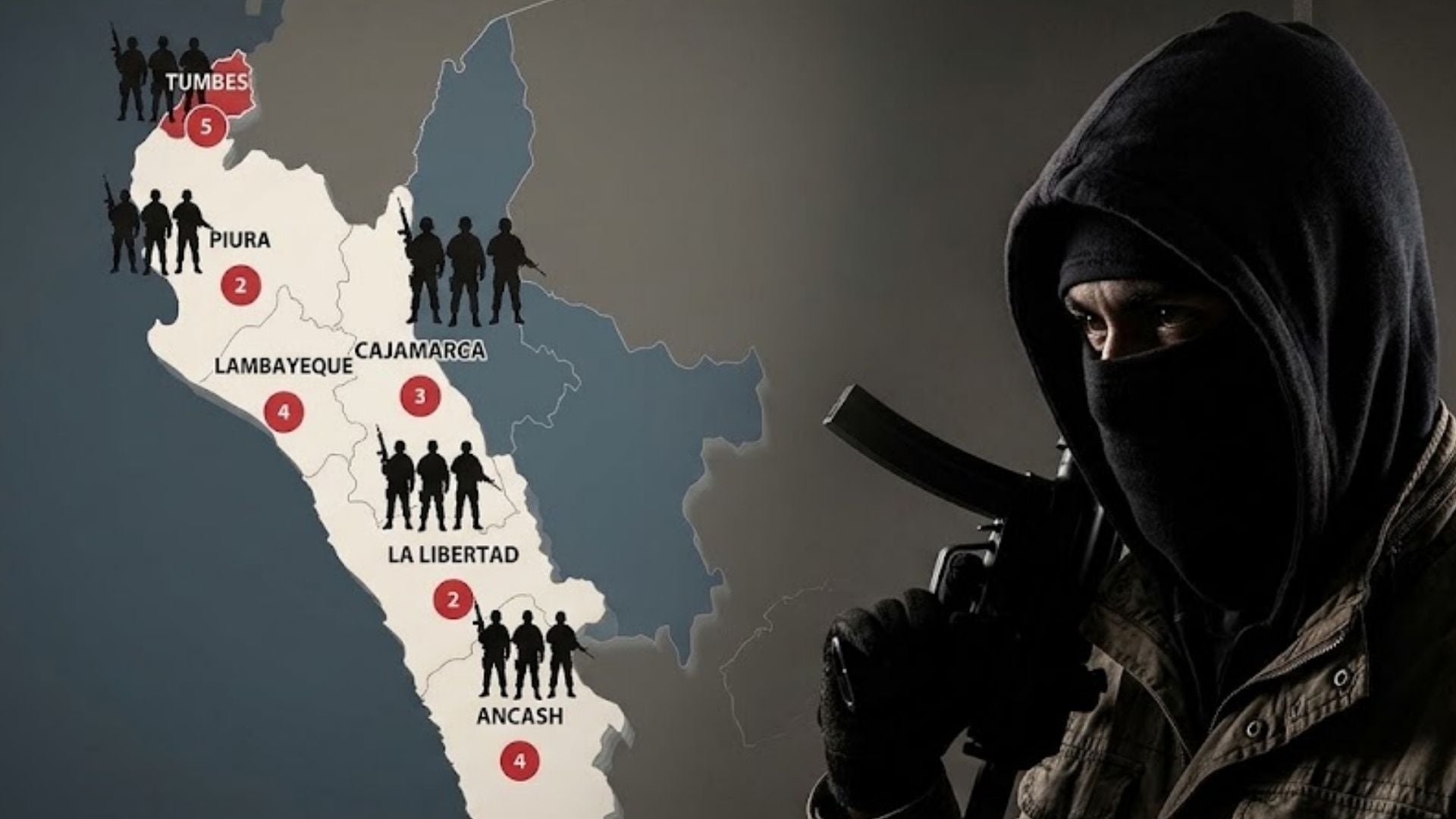 Mapa criminal del norte: Áncash, Lambayeque y Tumbes concentran la mayor cantidad de bandas extorsivas en Perú