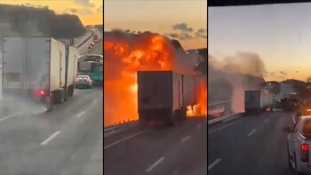 Un tráiler se impactó contra