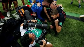 Cortez acabó siendo protagonista involuntario de un momento histórico para los croatas en el mundial de Rusia 2018 (Foto cortesía Reuters).
