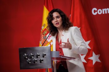 La presidenta de la Comunidad
