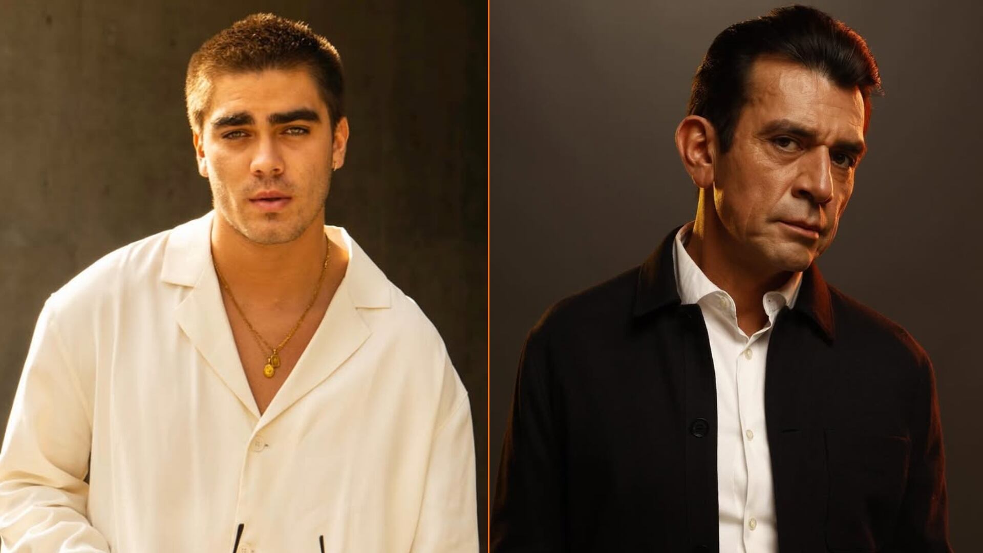 Santiago no llegó solo al mundo; es uno de los mellizos que Jorge Salinas procreó durante su matrimonio con la modelo peruana Fátima Boggio. (Jorge Salinas, Santiago Salinas: Instagram)