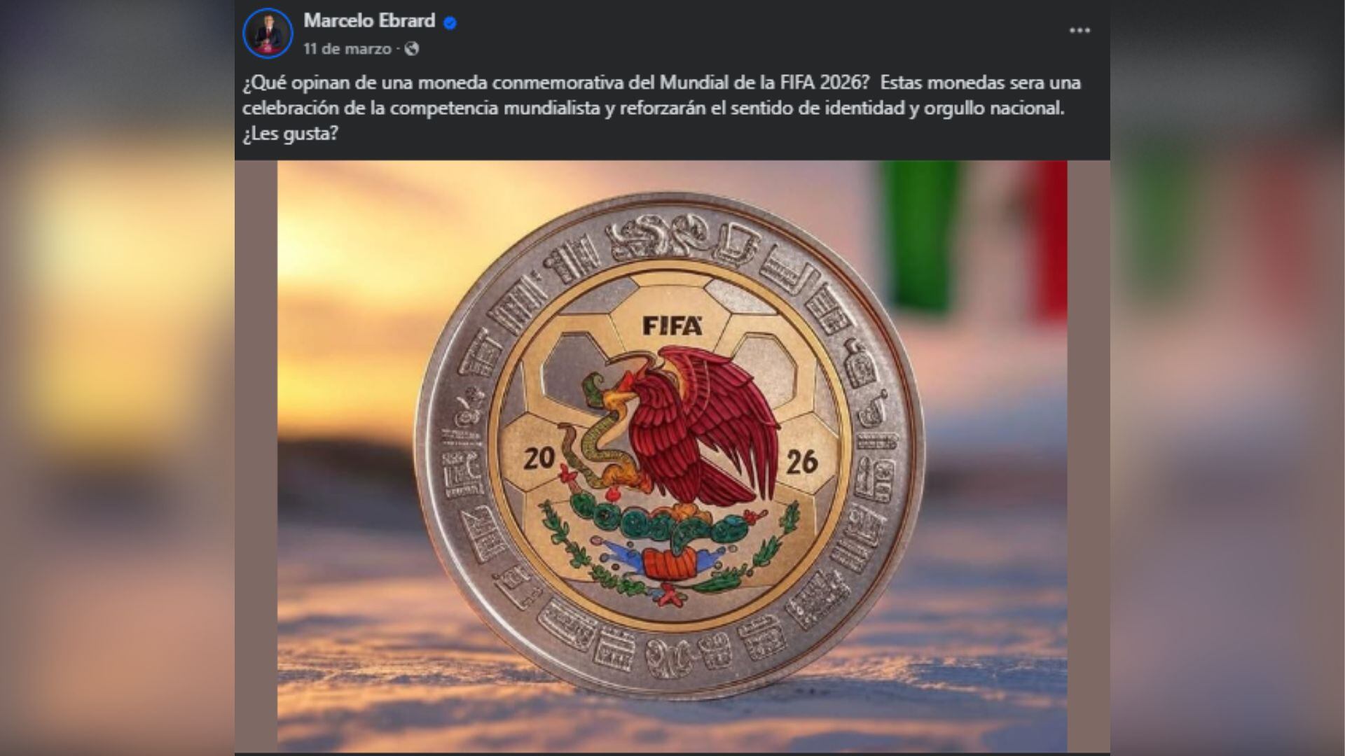 La colección estará compuesta por tres monedas de oro con valor de 25 pesos cada una, tres de plata con valor de 10 pesos y tres bimetálicas de 20 pesos.