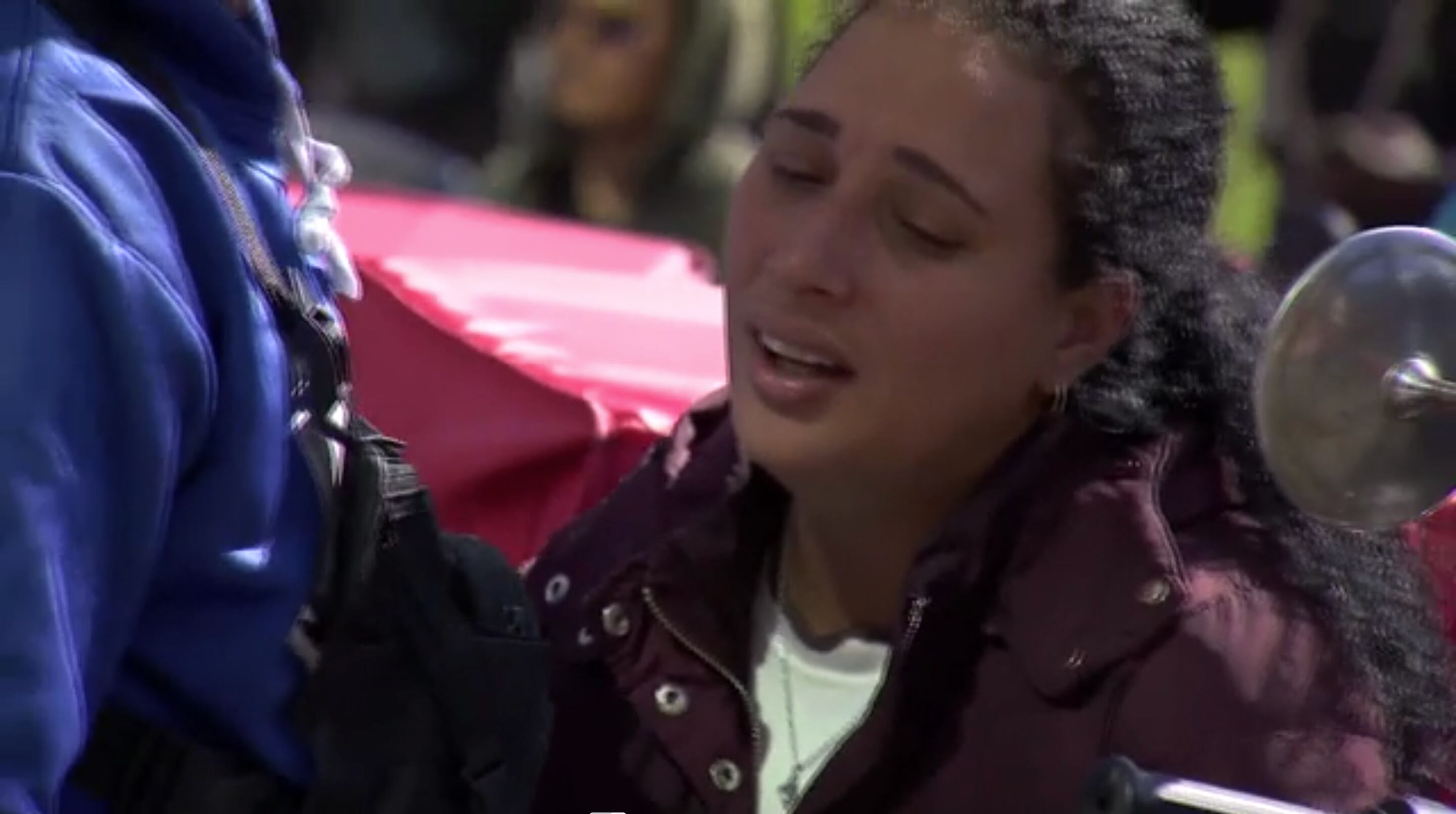 Conmoción por la muerte del delivery José Cuellar, en Uruguay (Captura Subrayado/Canal 10)