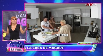 Lucía de La Cruz llegó a 'La Casa de Magaly' (Captura: Magaly TV La Firme)