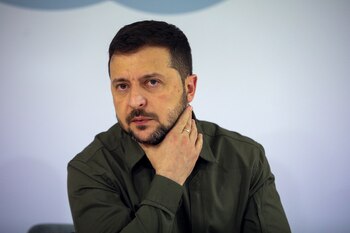 El presidente de Ucrania, Volodímir