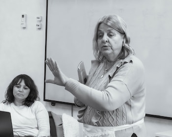 Delia Gelin, se recibió a los 75 años