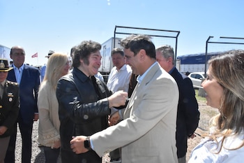 Milei visitó Expo Agro 2024.