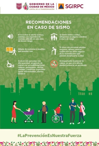 Se recomienda actualizar el plan familiar de emergencia según los resultados obtenidos durante el ejercicio. (X/@SGIRPC_CDMX)