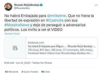 Ricardo MejíaBerdeja/ Twitter: @RicardoMeb