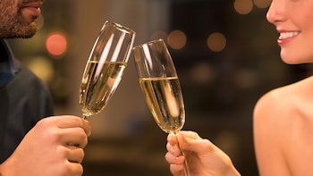 El vino espumoso es ideal