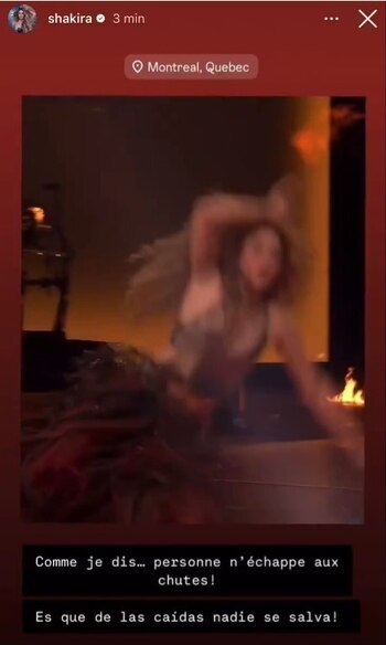 La propia Shakira se burló