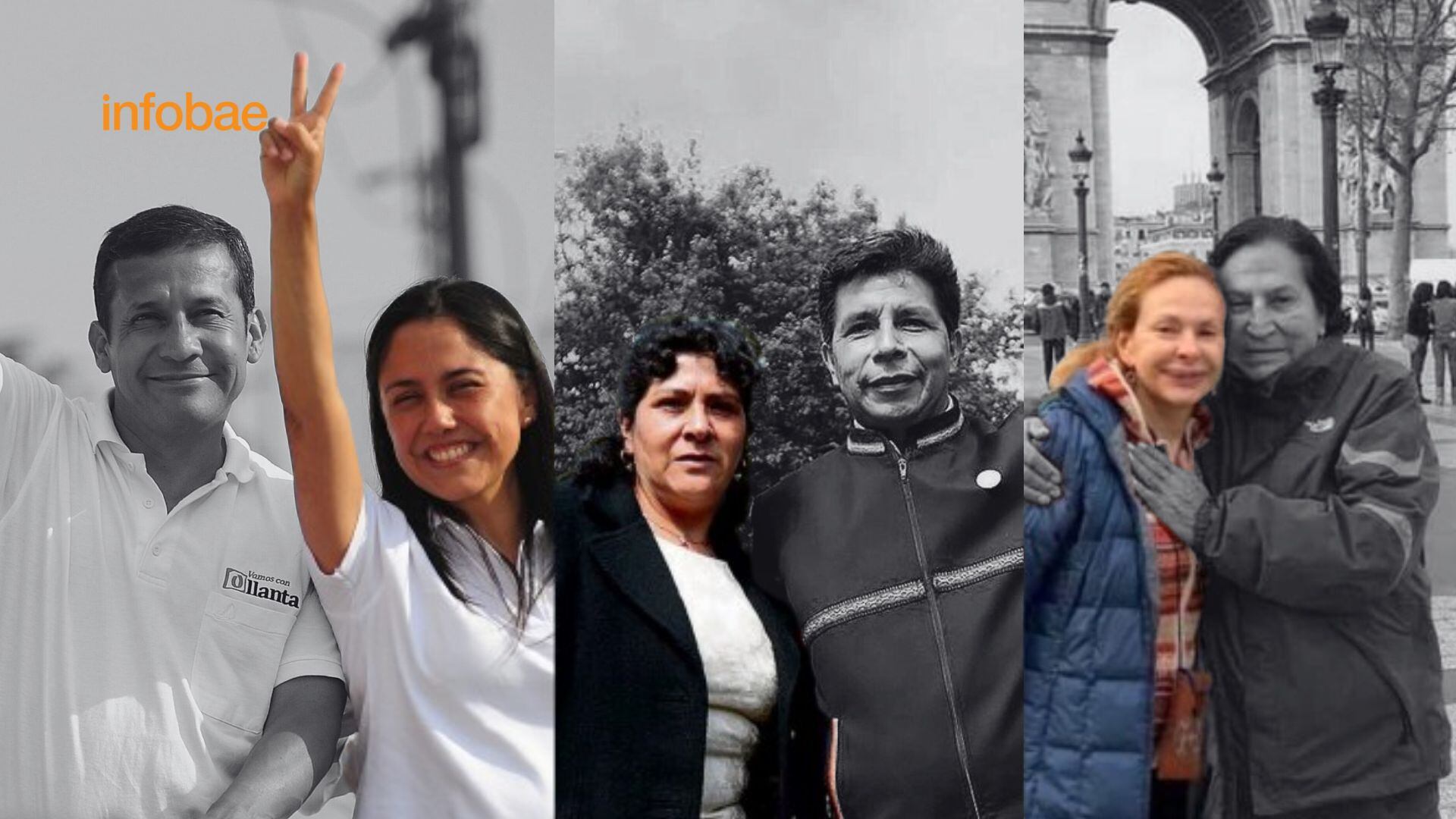 Nadine Heredia, Lilia Paredes y Eliane Karp evadieron la justicia peruana. | Fotocomposición: Infobae Perú (Camila Calderón)