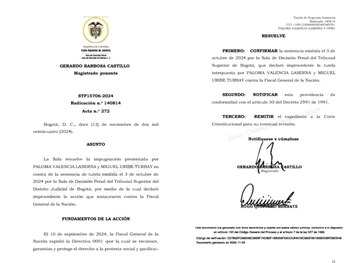 El magistrado Gerardo Barbosa concluyó que no se cumplió el requisito de subsidiariedad - crédito Corte Suprema de Justicia
