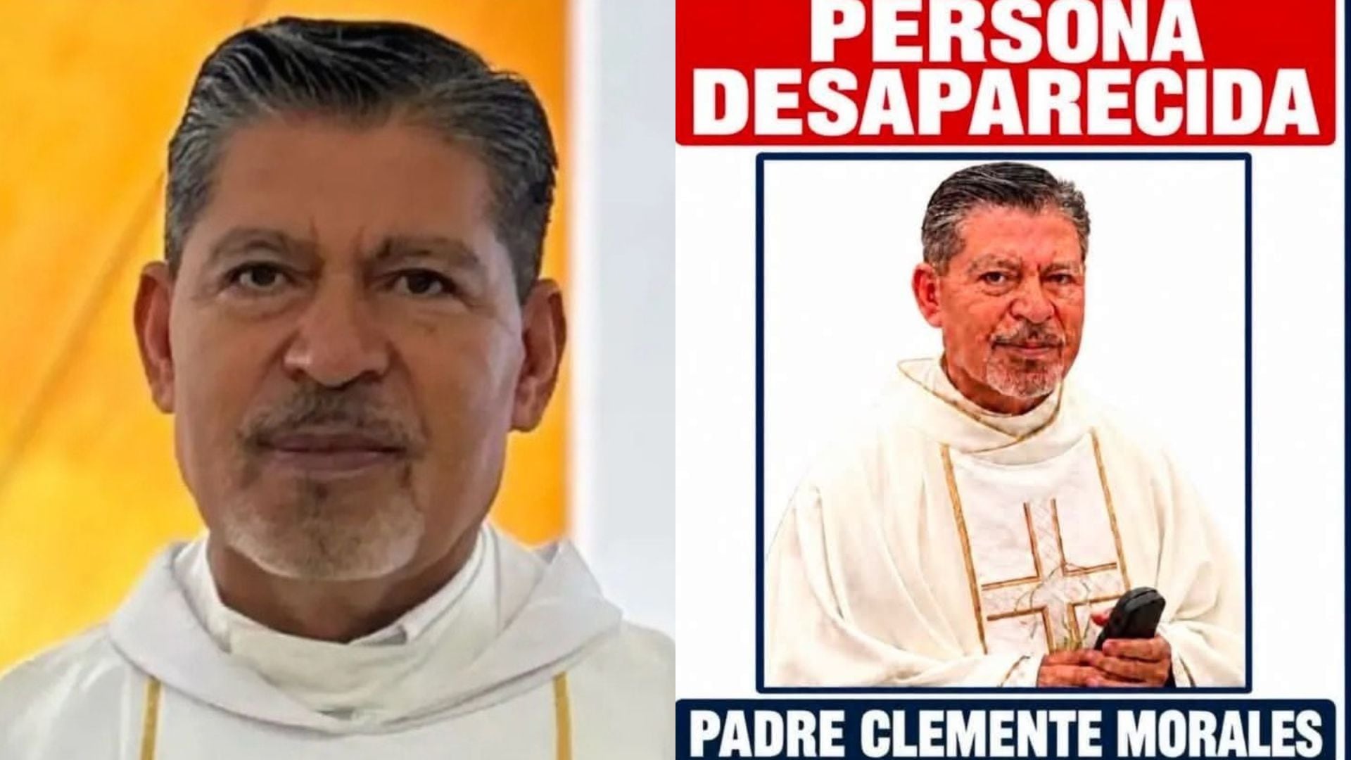 El Padre Clemente Morales Topete desapareció en Culiacán el sábado 24 de octubre. (Redes sociales) ((Redes sociales))