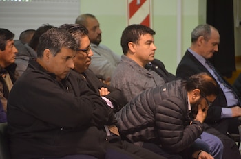 Parte del grupo de penitenciarios