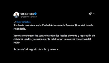 Jorge Macri declaró la emergencia por el robo de celulares