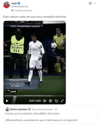 Meme sobre Pedro Sánchez (X)