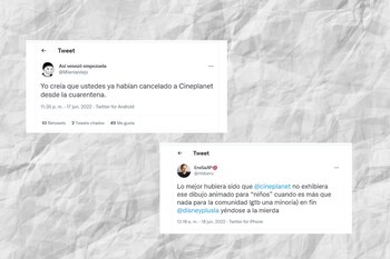 Las reacciones por la escena