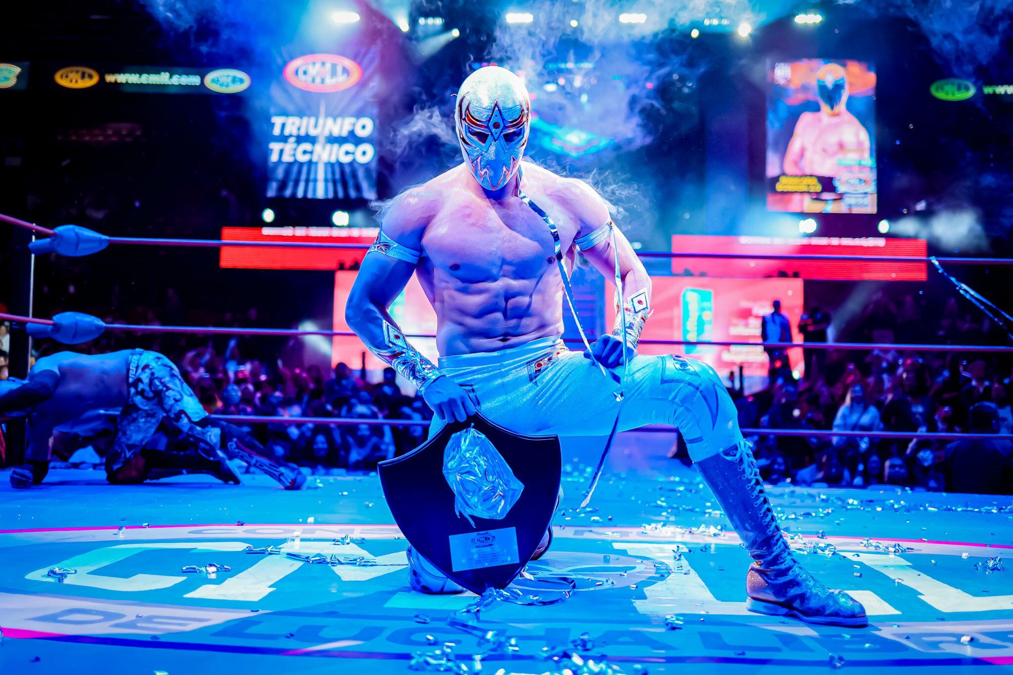 El torneo es un homenaje al Santo. Imagen Pagina oficial del CMLL.