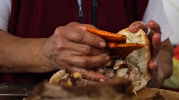 El pan con chicharrón del