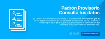 La consulta se podrá realizar