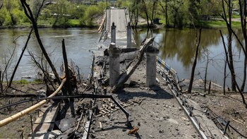 Kiev denunció que Rusia bombardea