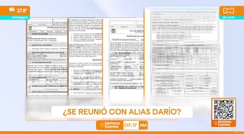 En el expediente se menciona un encuentro con alias Darío - crédito captura de pantalla Noticia RCN