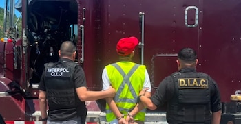 El operativo fue ejecutado por agentes de la Dirección de Inteligencia y Análisis Criminal (DIAC) en coordinación con Interpol. Crédito: MSP