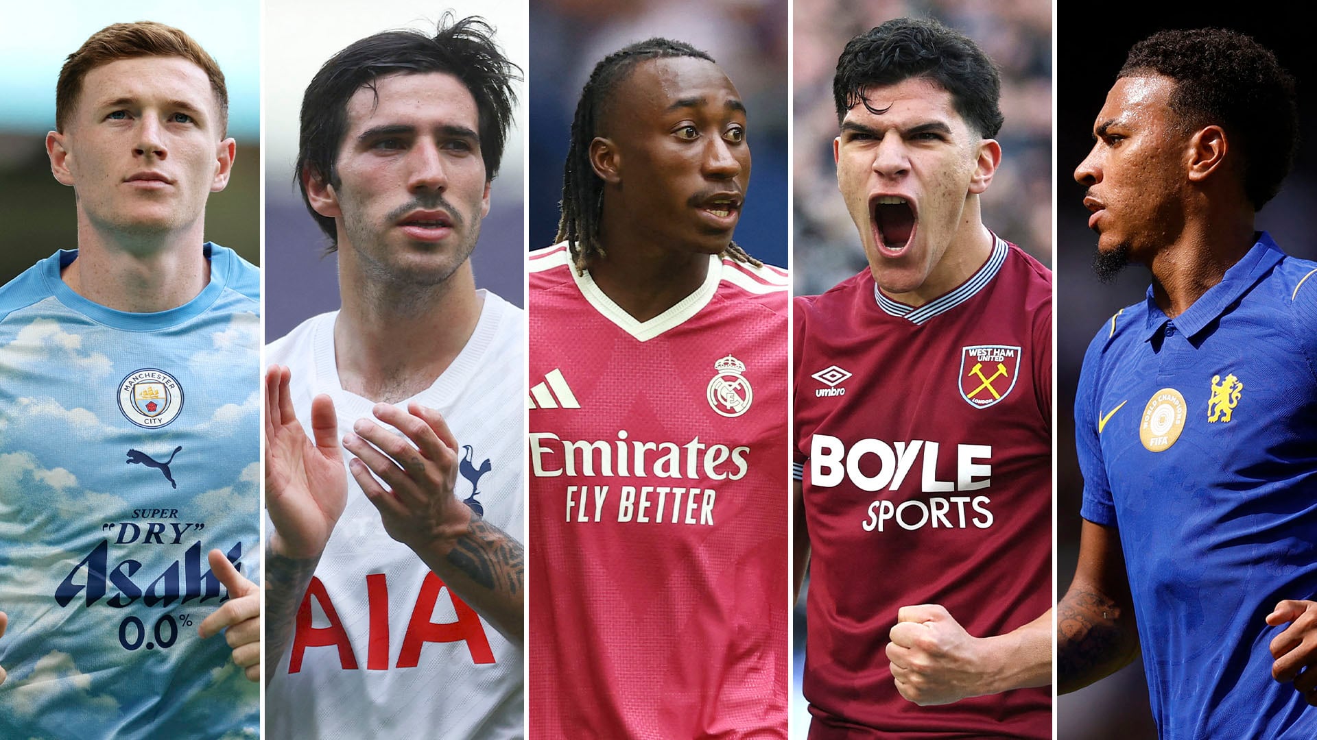 Elliot Anderson, Sandro Tonali, Yan Diomandé, Mateus Fernandes y Morgan Rogers lideran el ranking de los pases más caros del mercado europeo