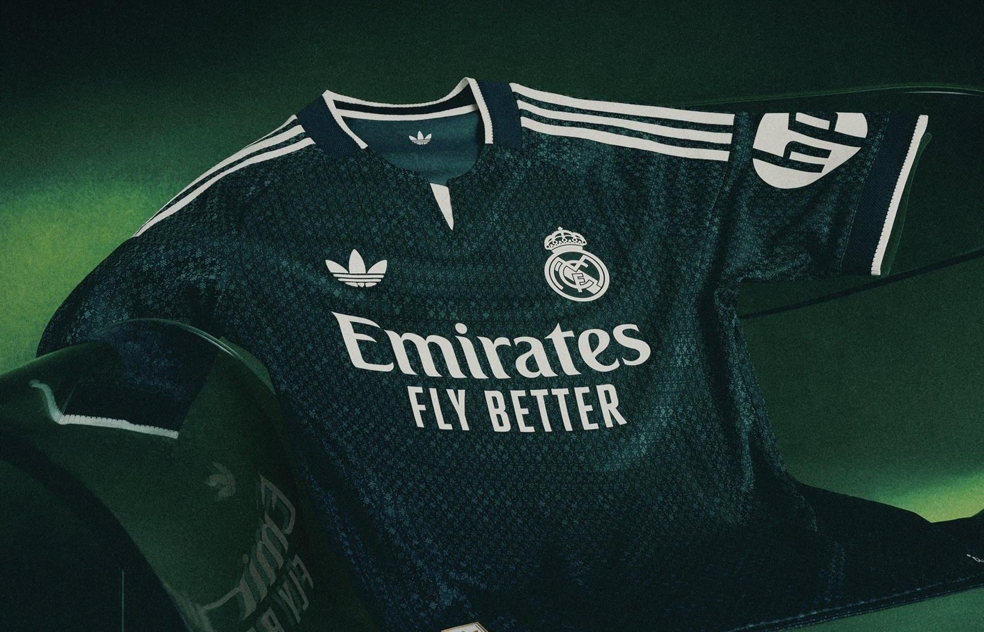El Real Madrid recupera el verde oscuro para su nueva segunda equipación