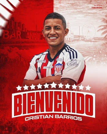 Cristian Barrios fue presentado por
