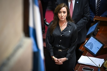 Victoria Villarruel, en la última