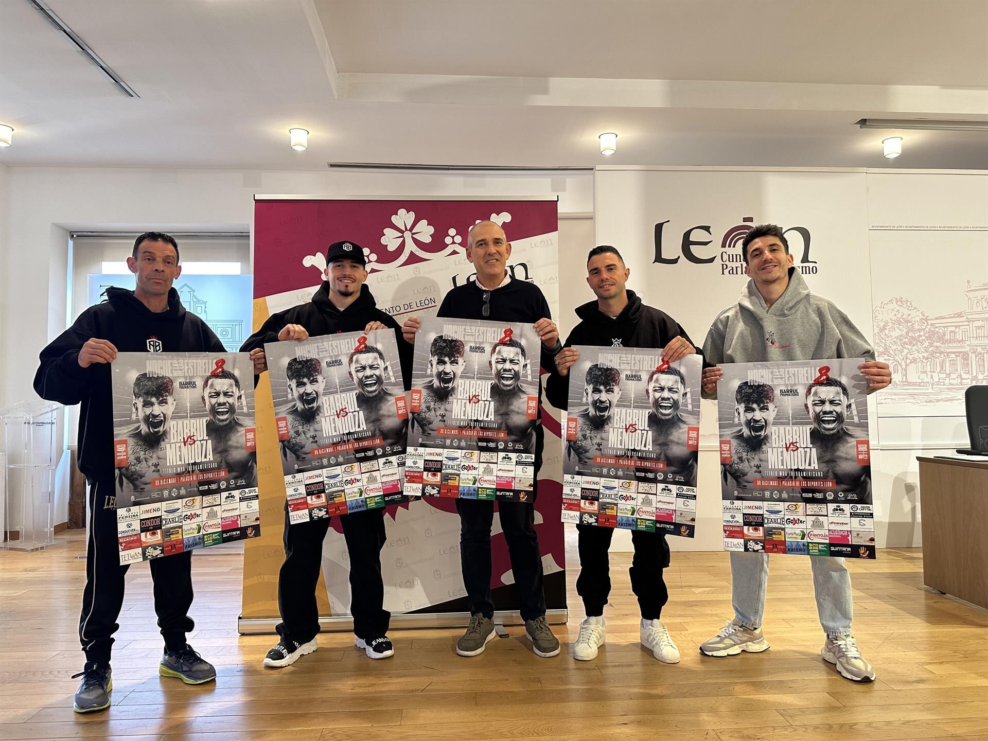 Antonio Barrul y Fragma Mendoza disputarán este sábado el WBA Iberoamericano de boxeo en el Palacio de Deportes de León