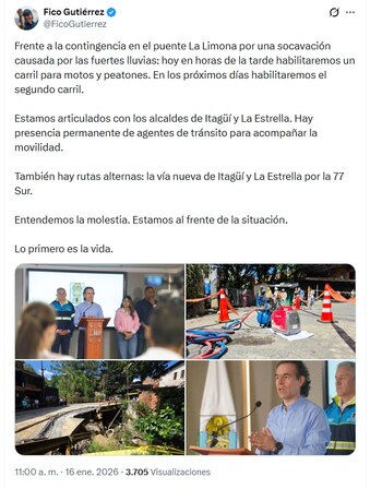 Al finalizar la reunión Gutiérrez