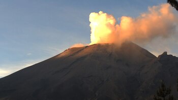 Monitoreo del Popocatépetl este 25