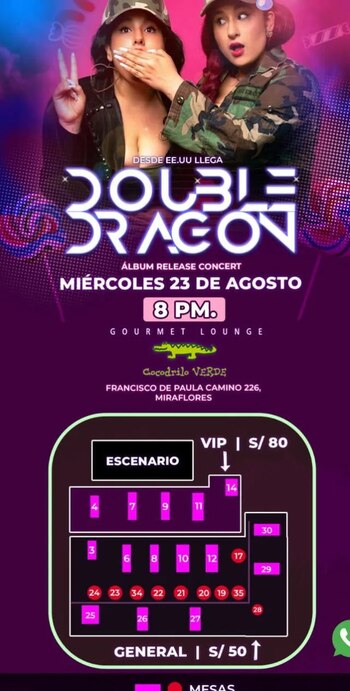 Las hermanas 'Double Dragon Twins'