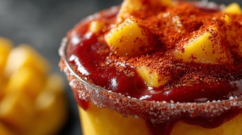 La chamoyada de mango combina