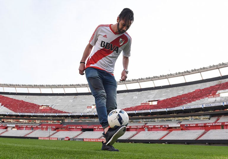Las lesiones le jugaron una mala pasada a Marcelo Larrondo durante su paso por River Plate (NA)