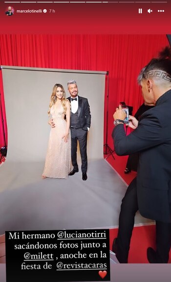 Milett Figueroa y Marcelo Tinelli