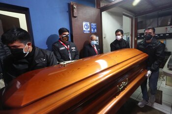 Restos de Abimael Guzmán. (Foto: