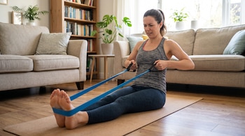 ejercicio con bandas elásticas